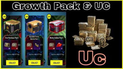In Game Growth Pack & UC Pubg Mobile