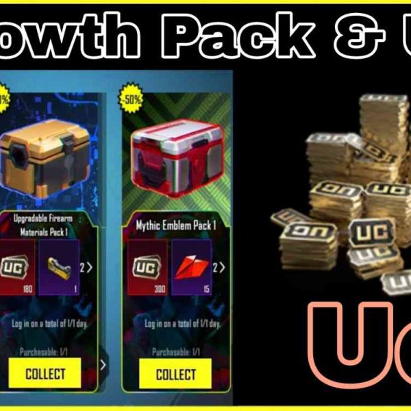 In Game Growth Pack & UC Pubg Mobile